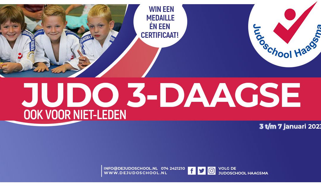 Tijden en info Judo-3-daagse.