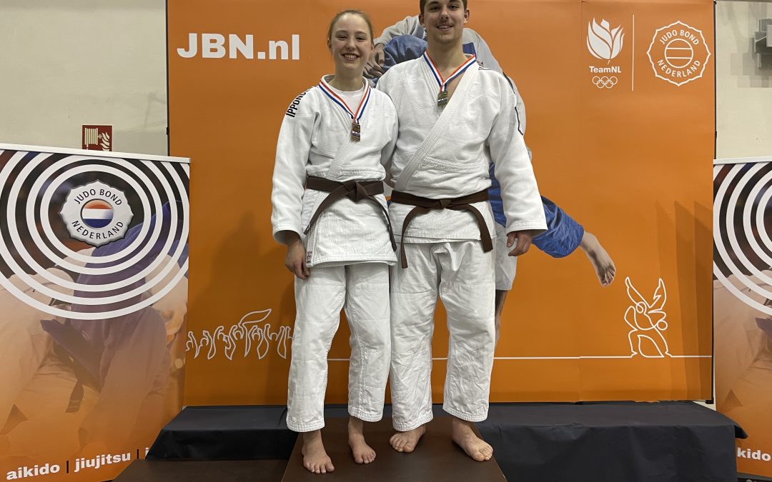 Steyn Oldenhof Nederlands kampioen judo! Yaël  Schipper veroverd het brons!