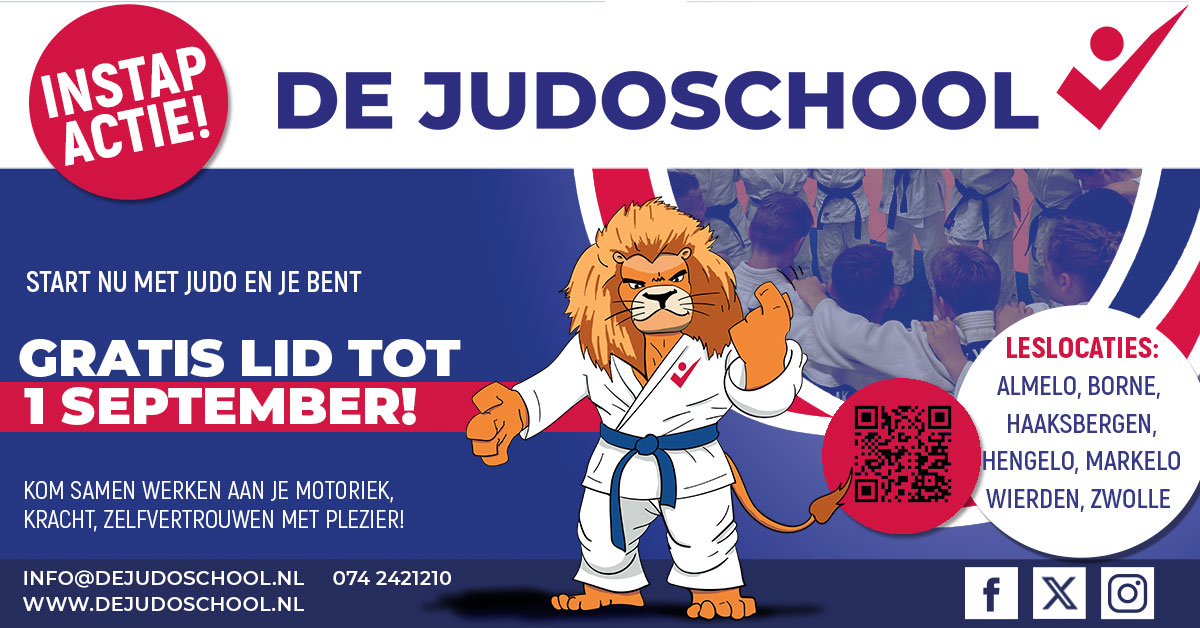 START NU MET JUDO De Judoschool