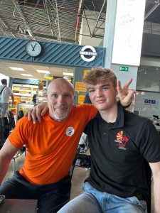 Sergiy en Douwe op het EK
