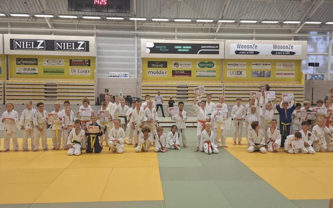 Mooie scores bij de Judo Competitie van het Oosten